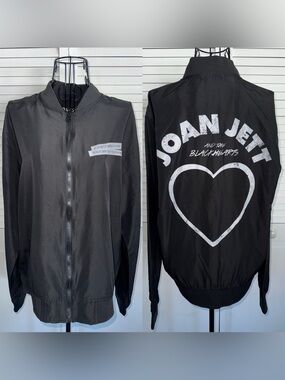 Joan Jett and the Blackhearts Bad Reputation Bomber Jacket in Black Size Medium